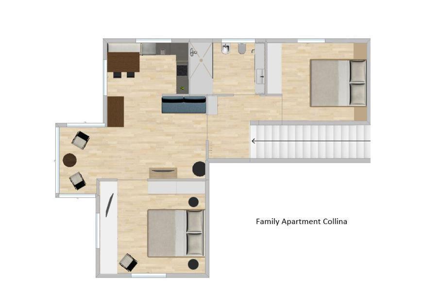 אורטיסיי Apartment Cesa Collina מראה חיצוני תמונה